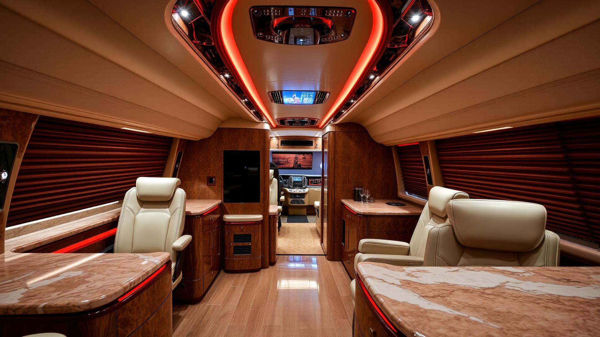 Luxury RV interior